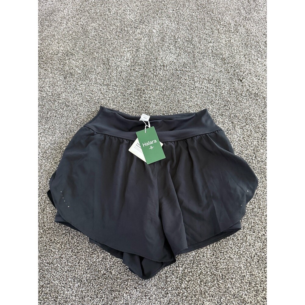Halara Skort Womens Size M Black 2-in-1 Built-In Shorts Athletic Running
